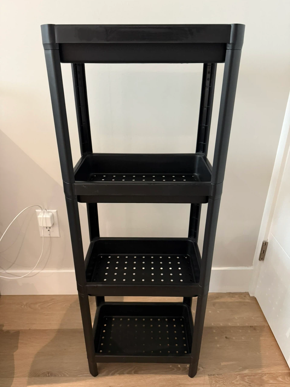 4-Tier Plastic Storage Shelf