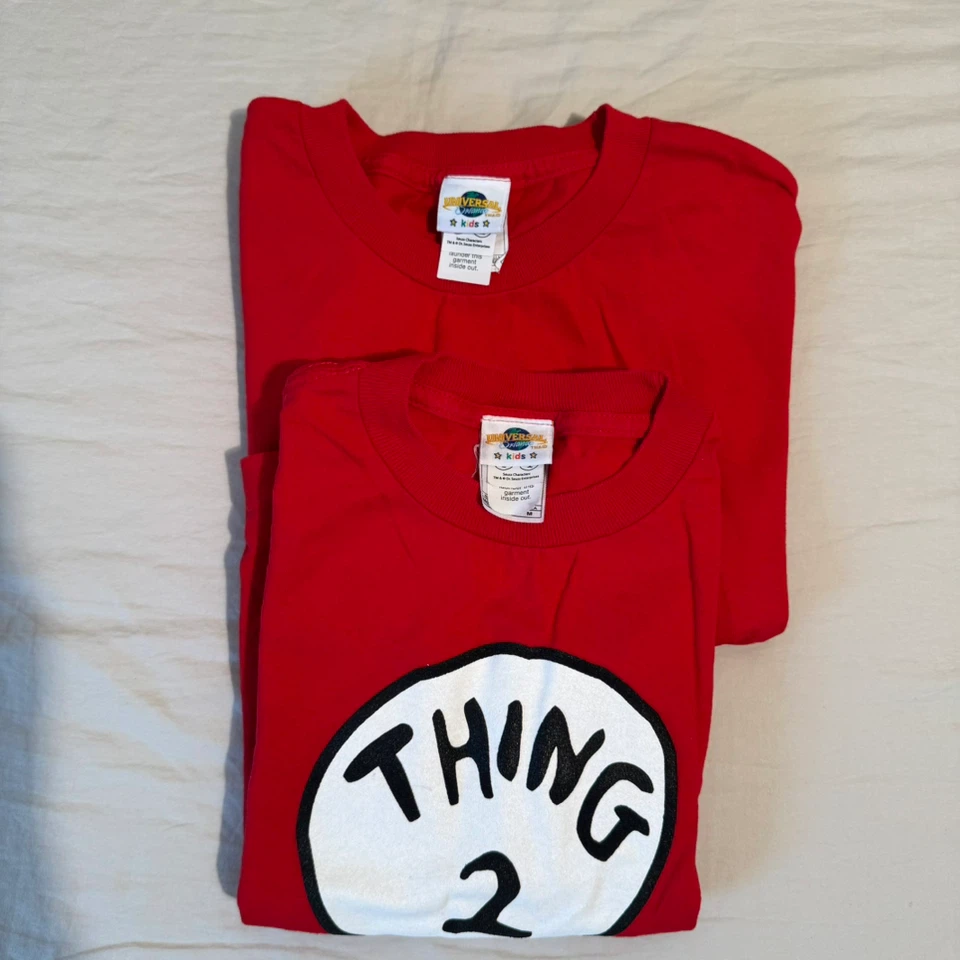 Universal Studios Thing 1 and Thing 2 T-shirt Set - photo 2