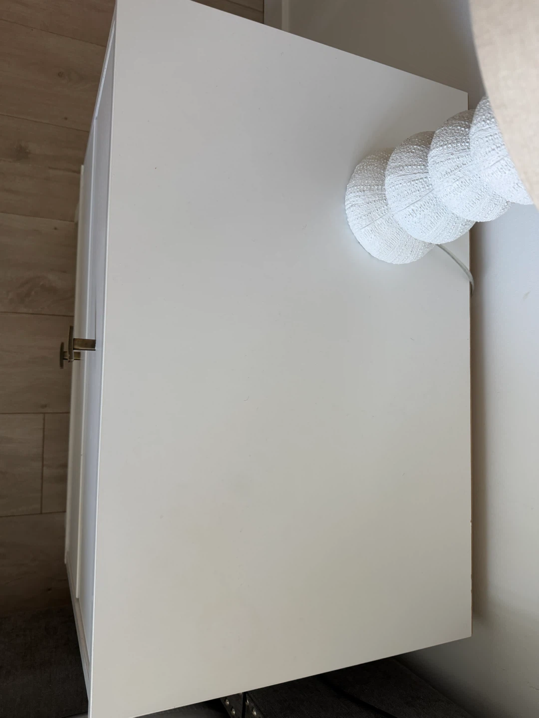 White 2-Drawer Nightstand - photo 4