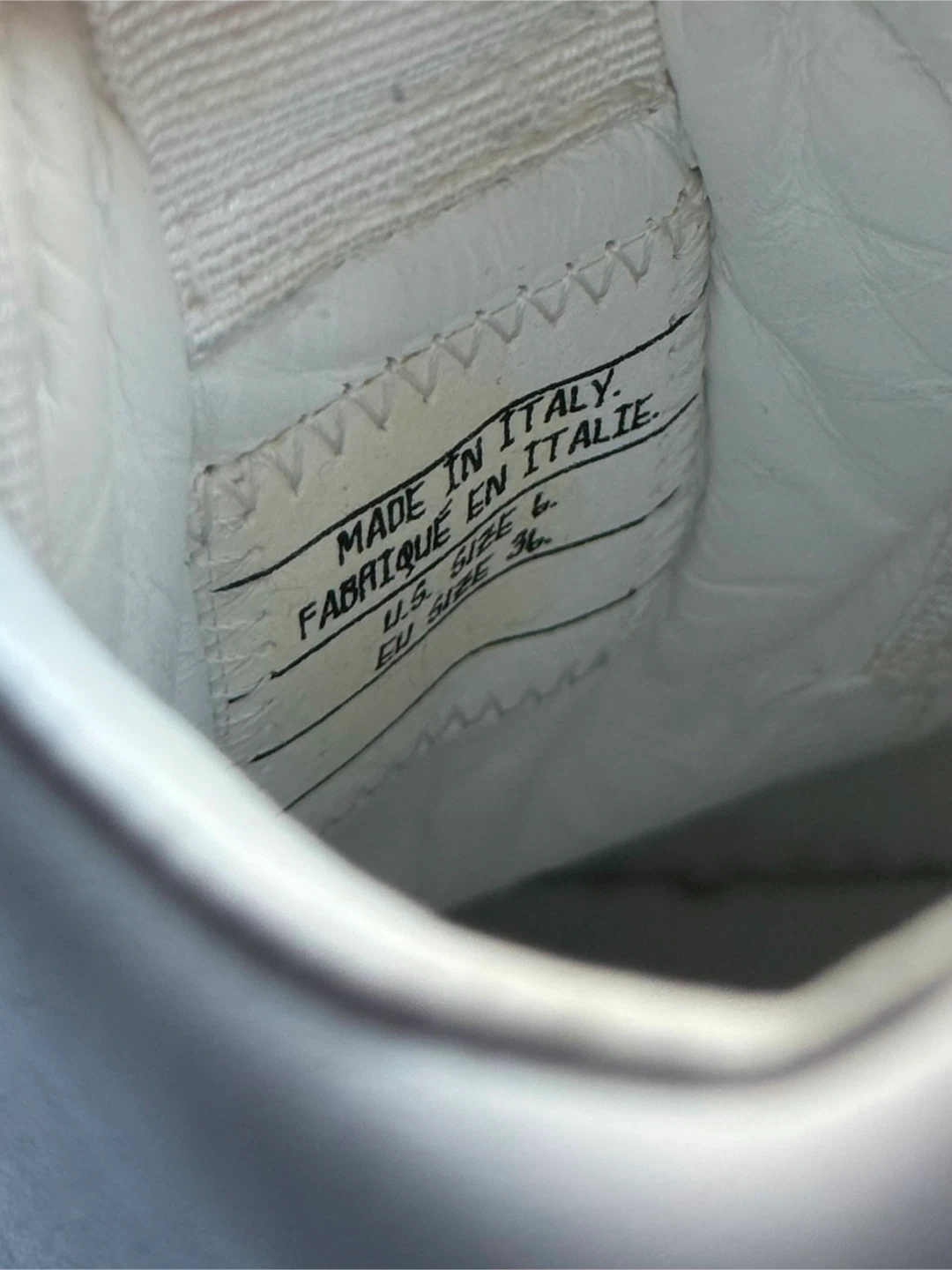 Authentic Thom Browne White Leather Sneakers US 6 size - photo 5