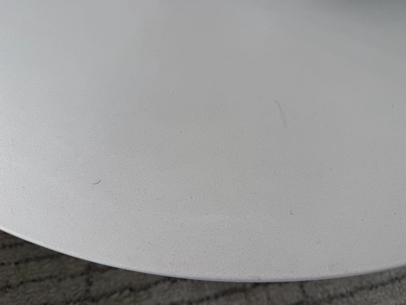 CB2 White Drum Coffee Table - photo 2