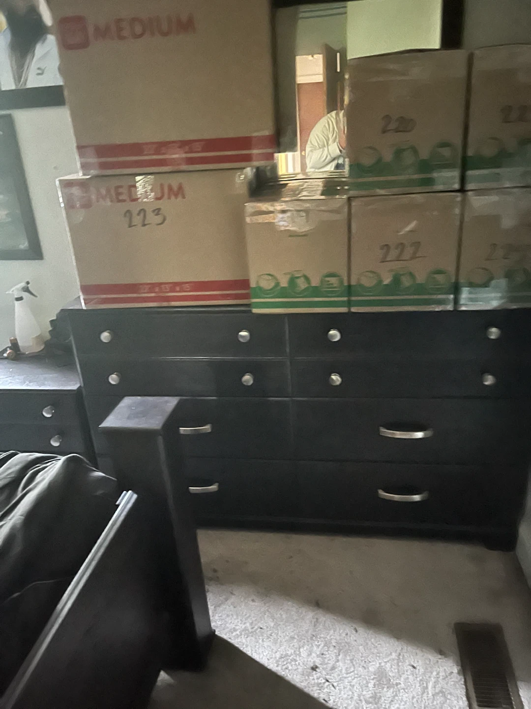 Black Bedroom Furniture Set - photo 3