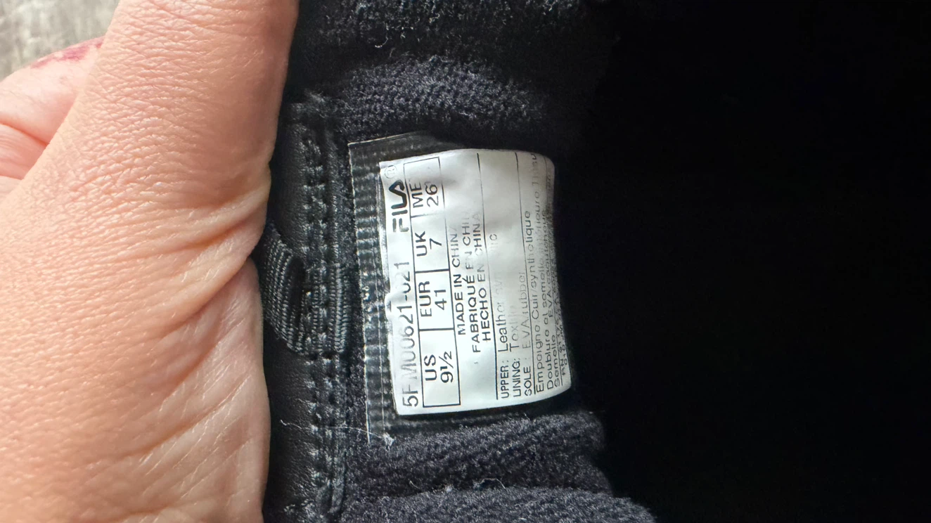 Fila Black Sneakers - photo 4
