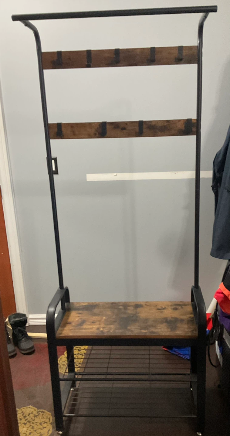 Hall Tree Coat and Shoe Rack