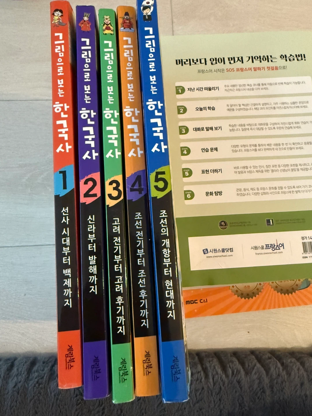 Korean History Educational Book Set