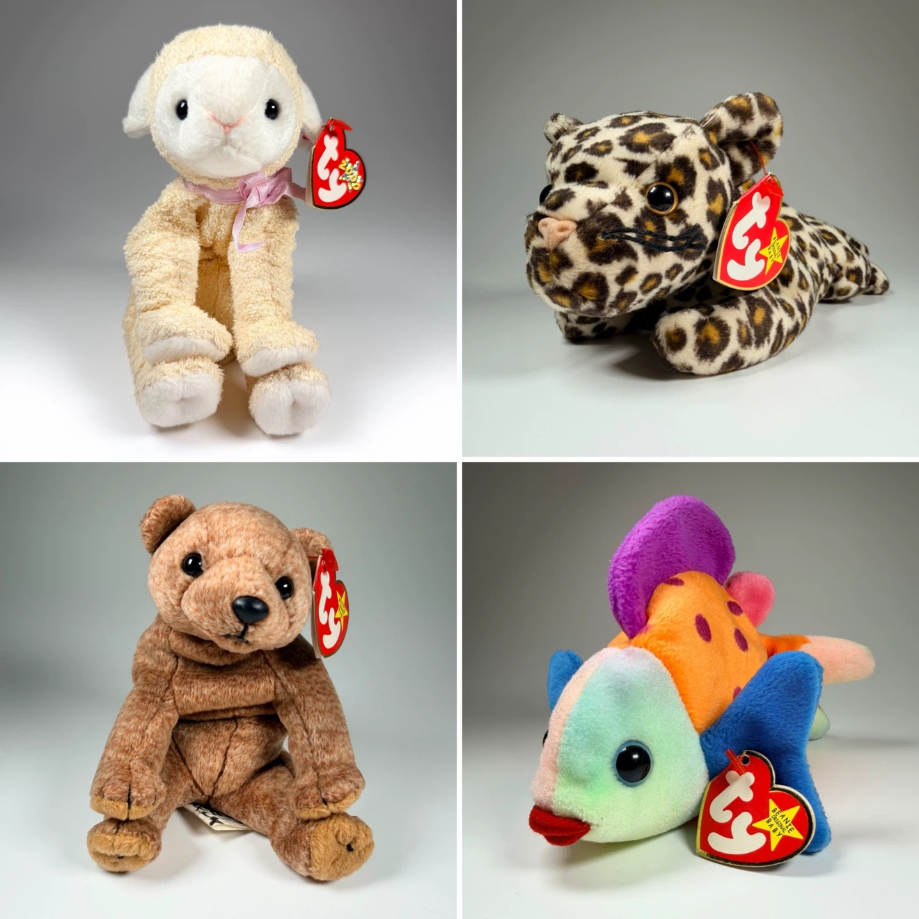 Assorted Beanie Baby Plush Toys