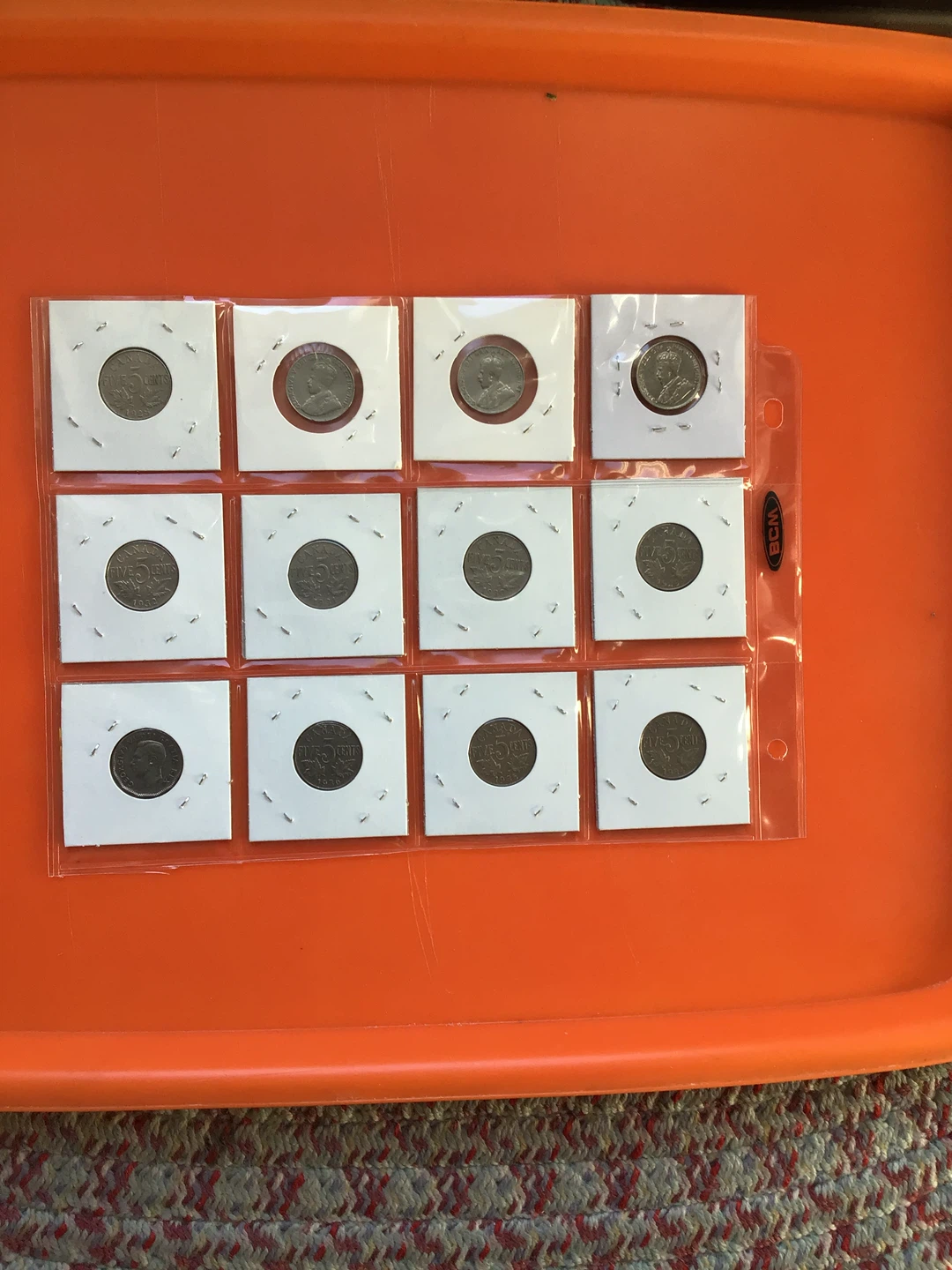 Collection of Vintage Canadian 5-Cent Coins - photo 3