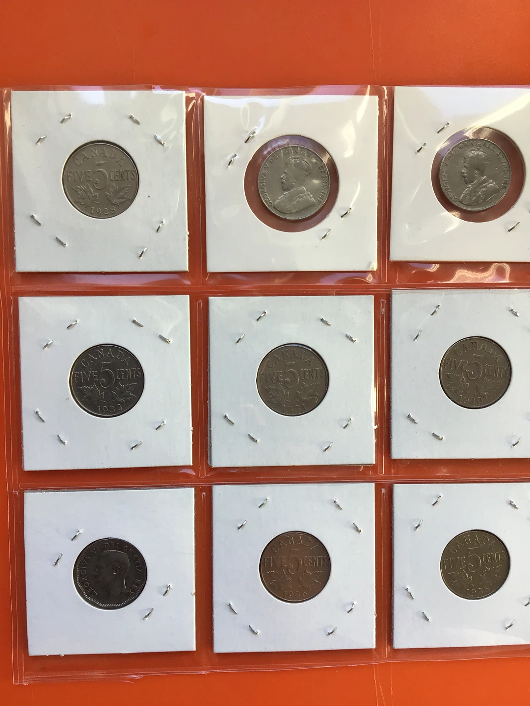 Collection of Vintage Canadian 5-Cent Coins - photo 4