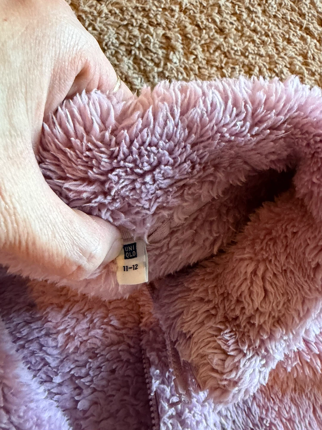 Uniqlo Kids Pink Fleece Jacket - photo 2