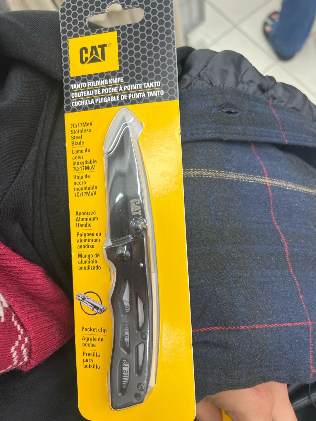 CAT Tanto Folding Knife