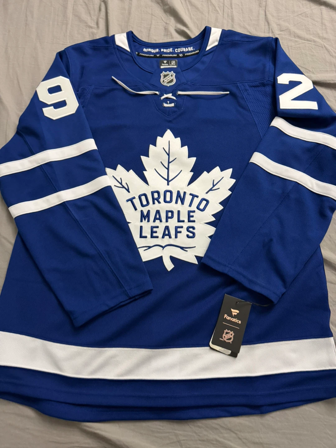 Authentic Toronto Maple Leafs Fanatics McKenna Jersey