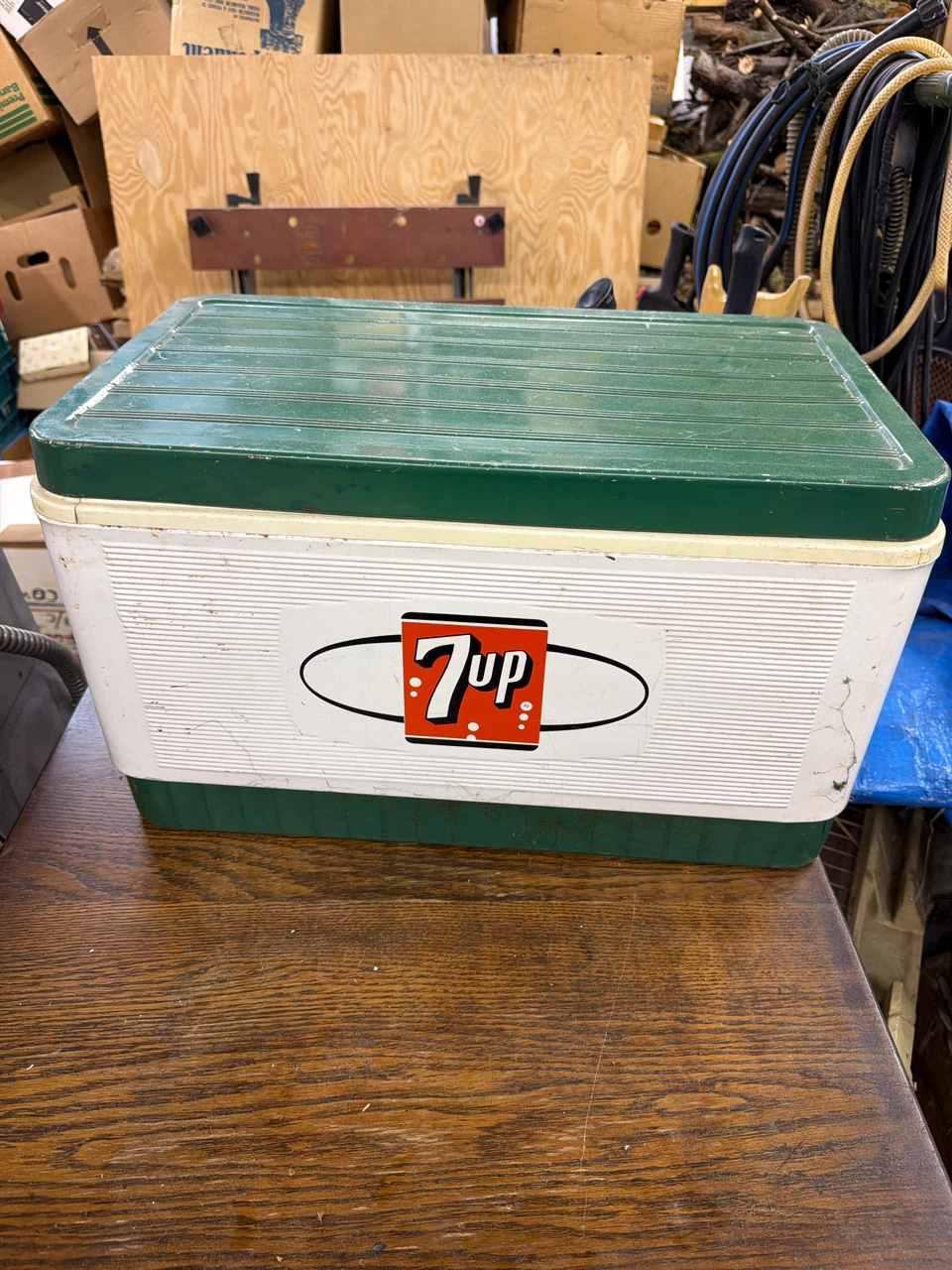 Vintage 7up Plastic Cooler