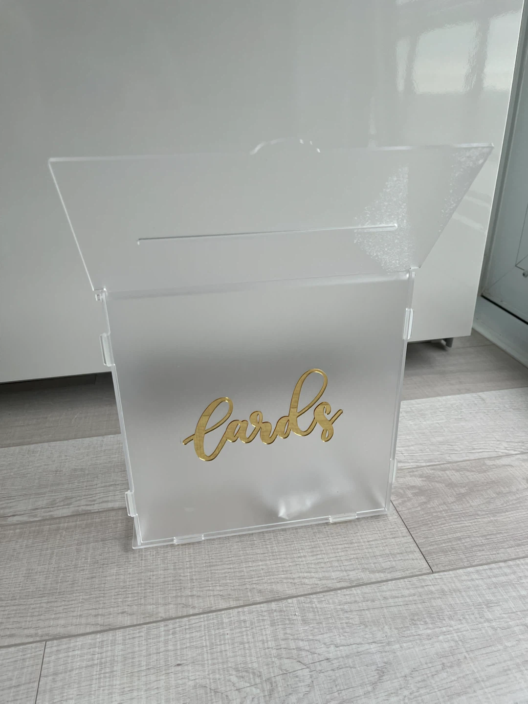 Clear Acrylic Card Box - photo 2