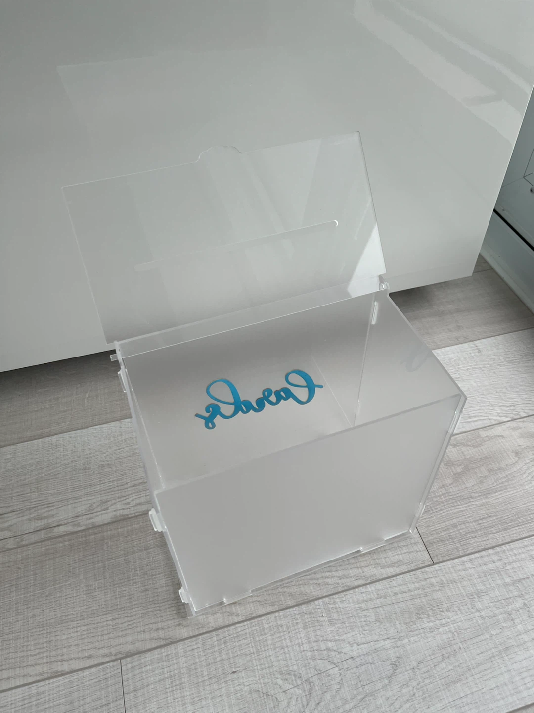 Clear Acrylic Card Box - photo 3