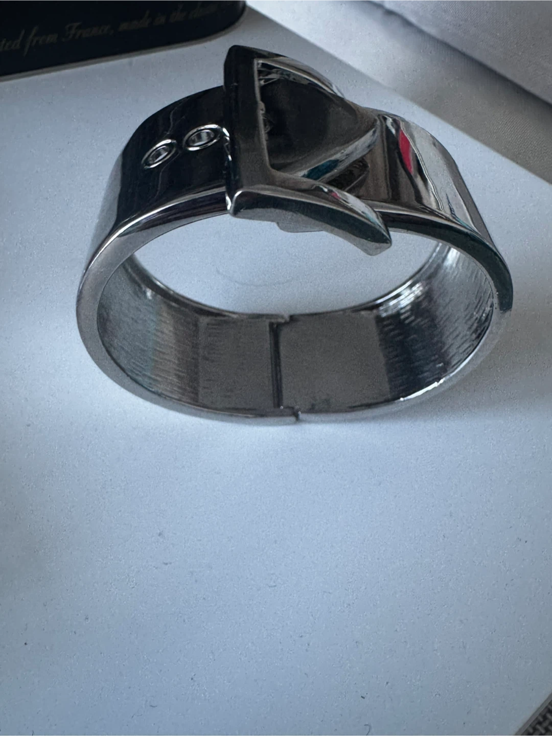 Silver-Tone Buckle Bracelet - photo 2