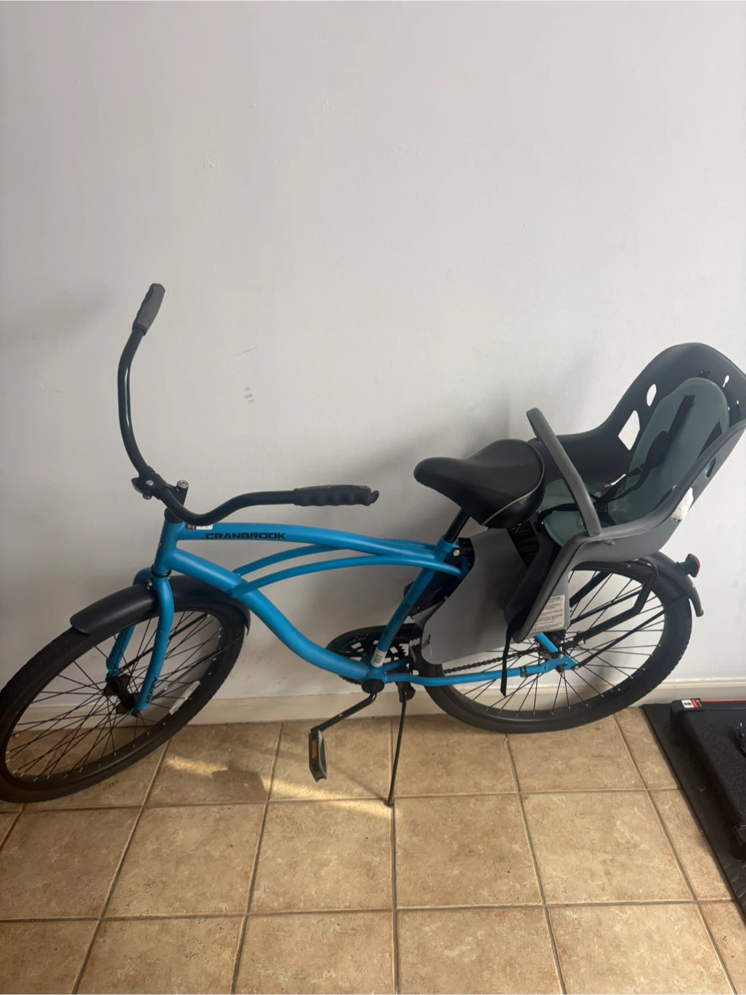 Huffy Cranbrook Cruiser Bike with Child Seat