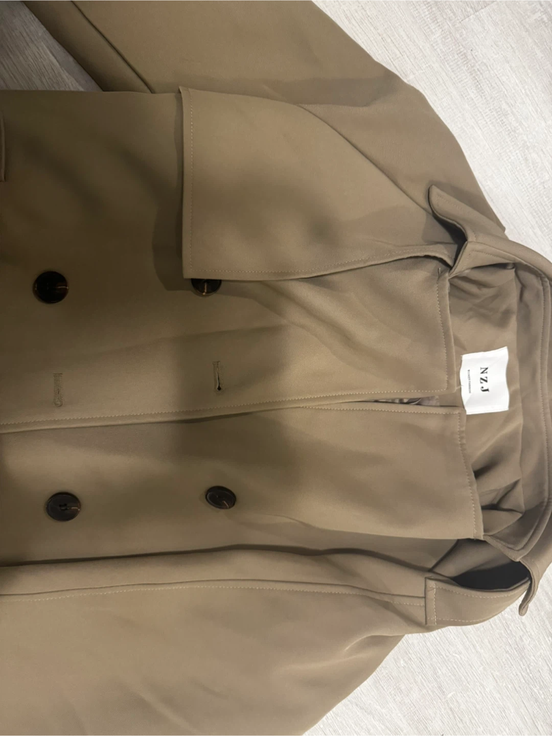 NZJ Tan Trench Coat - photo 2