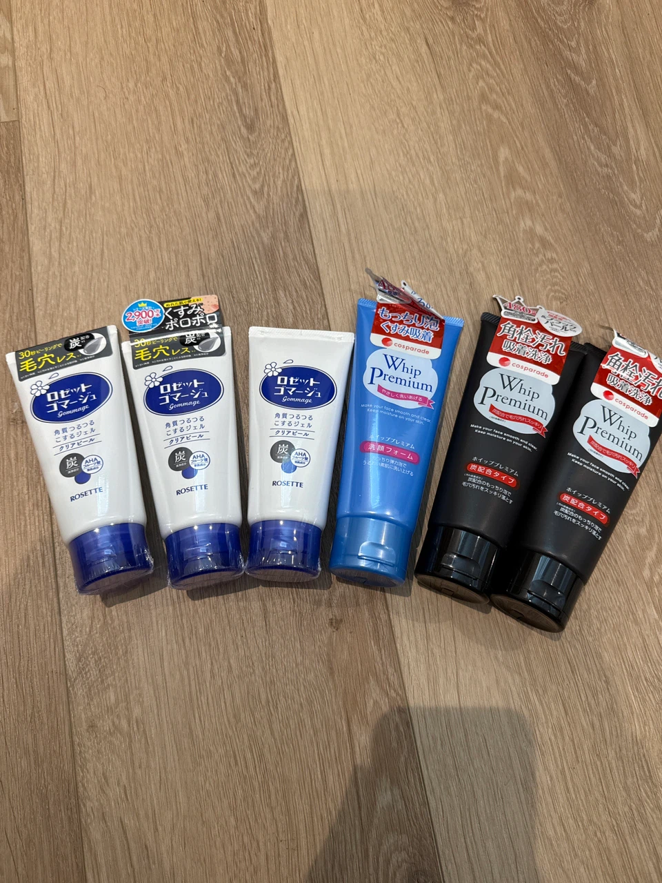 Rosette Gommage and Cosparade Whip Premium Cleansers