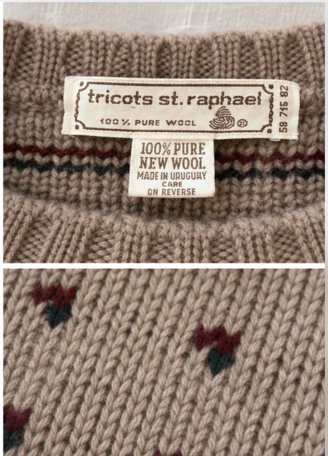 Tricots St. Raphael 100% Wool Sweater - photo 3