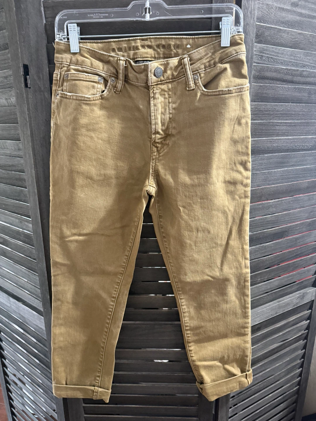 American Eagle Ne(x)t Level Flex Jeans Tan