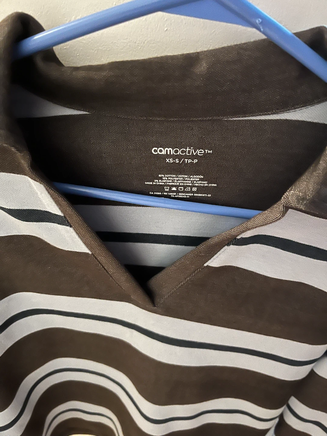Comactive Striped Collared Shirt - photo 2