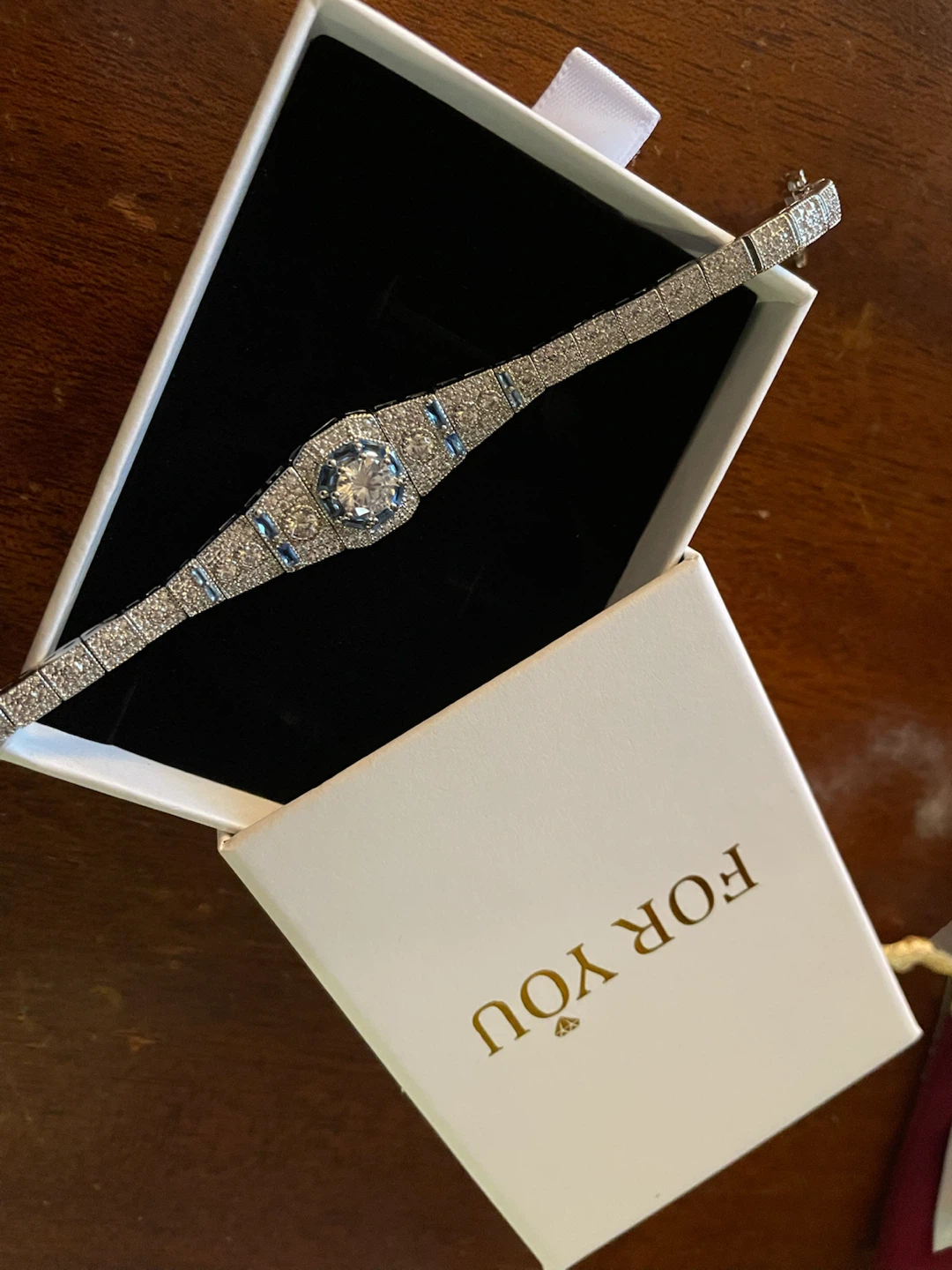 Crystal Bracelet simulated Sapphires
