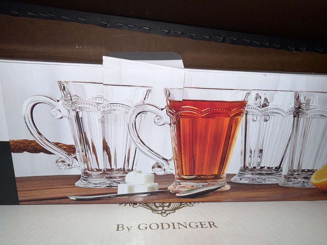 Set of 4 Glass Mugs - photo 2