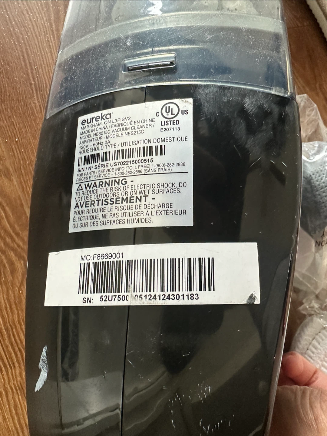 Eureka NES215C Vacuum Cleaner - photo 2