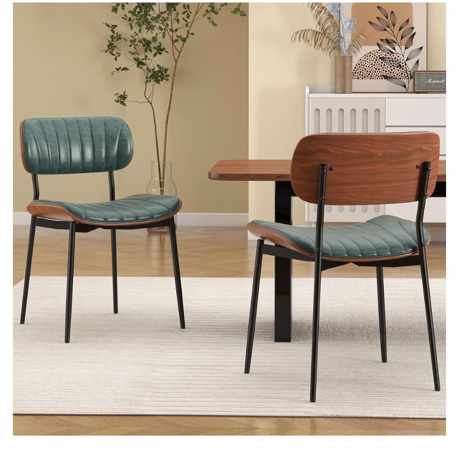 Modern Green Dining Chairs and expandable table - photo 2