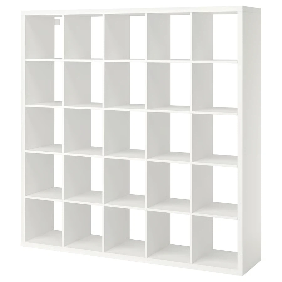 IKEA KALLAX Shelving White Unit 5x5