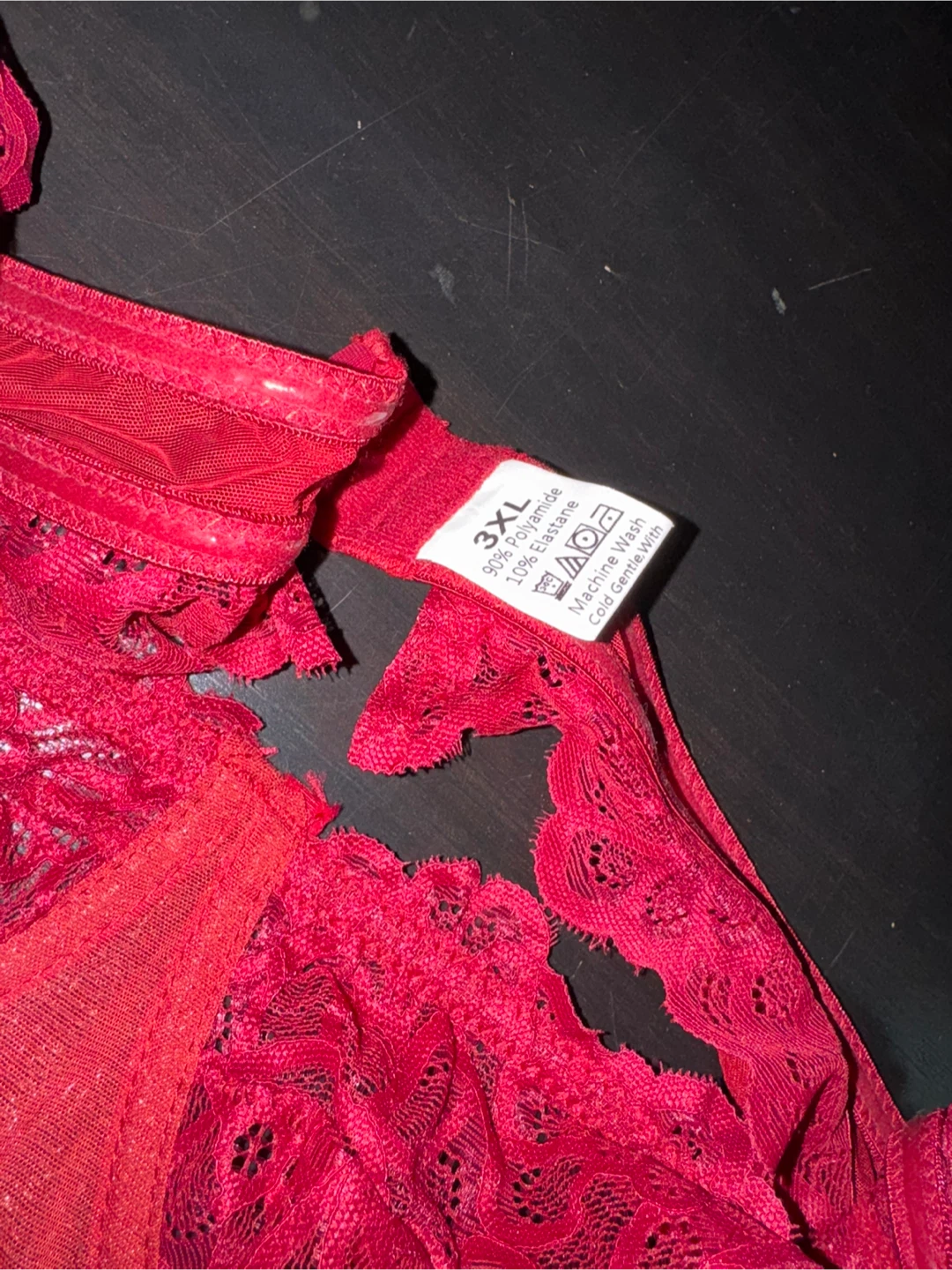 Red lace bra size 3XL - photo 2
