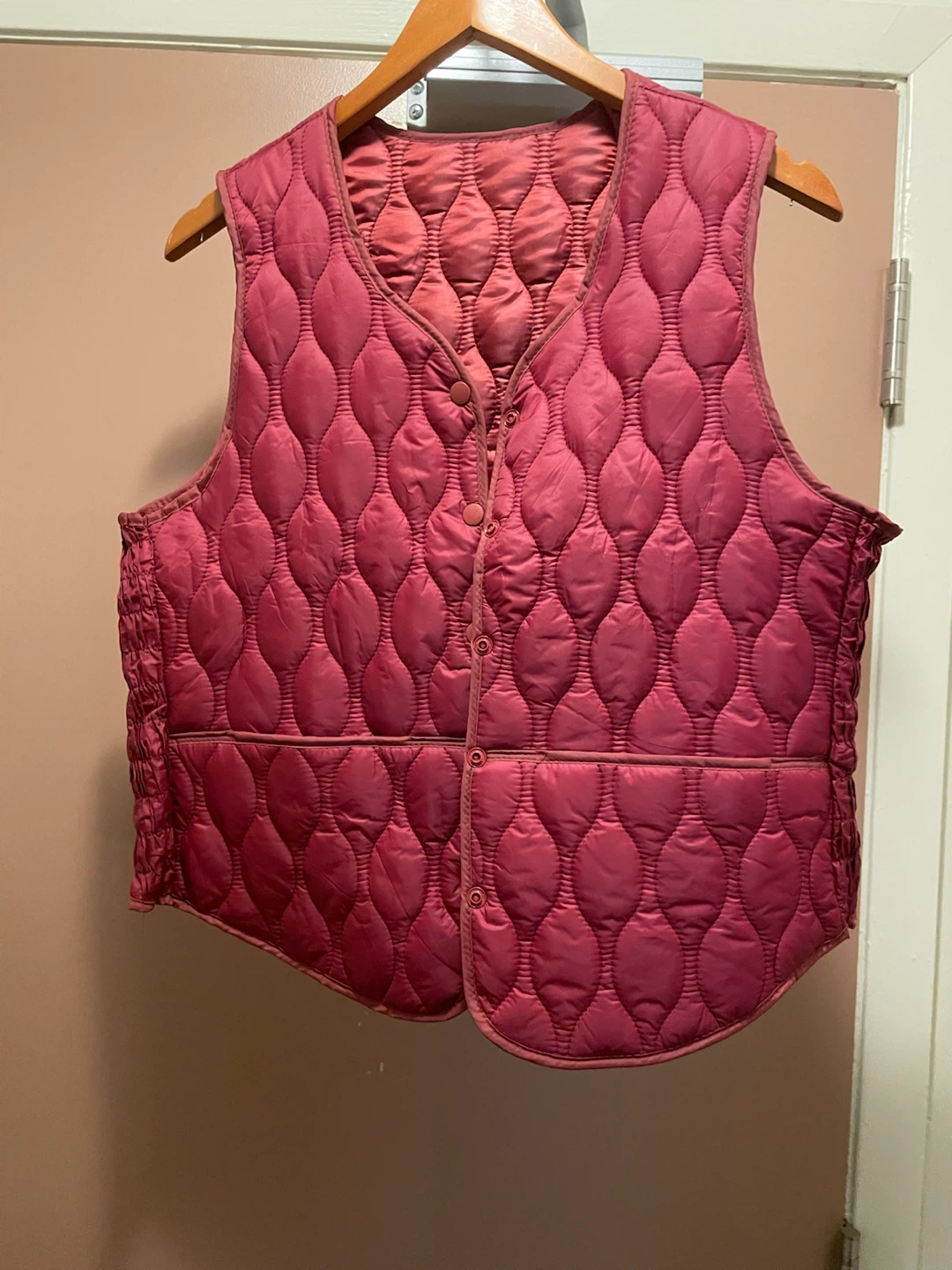 Quilted Burgundy Vest
