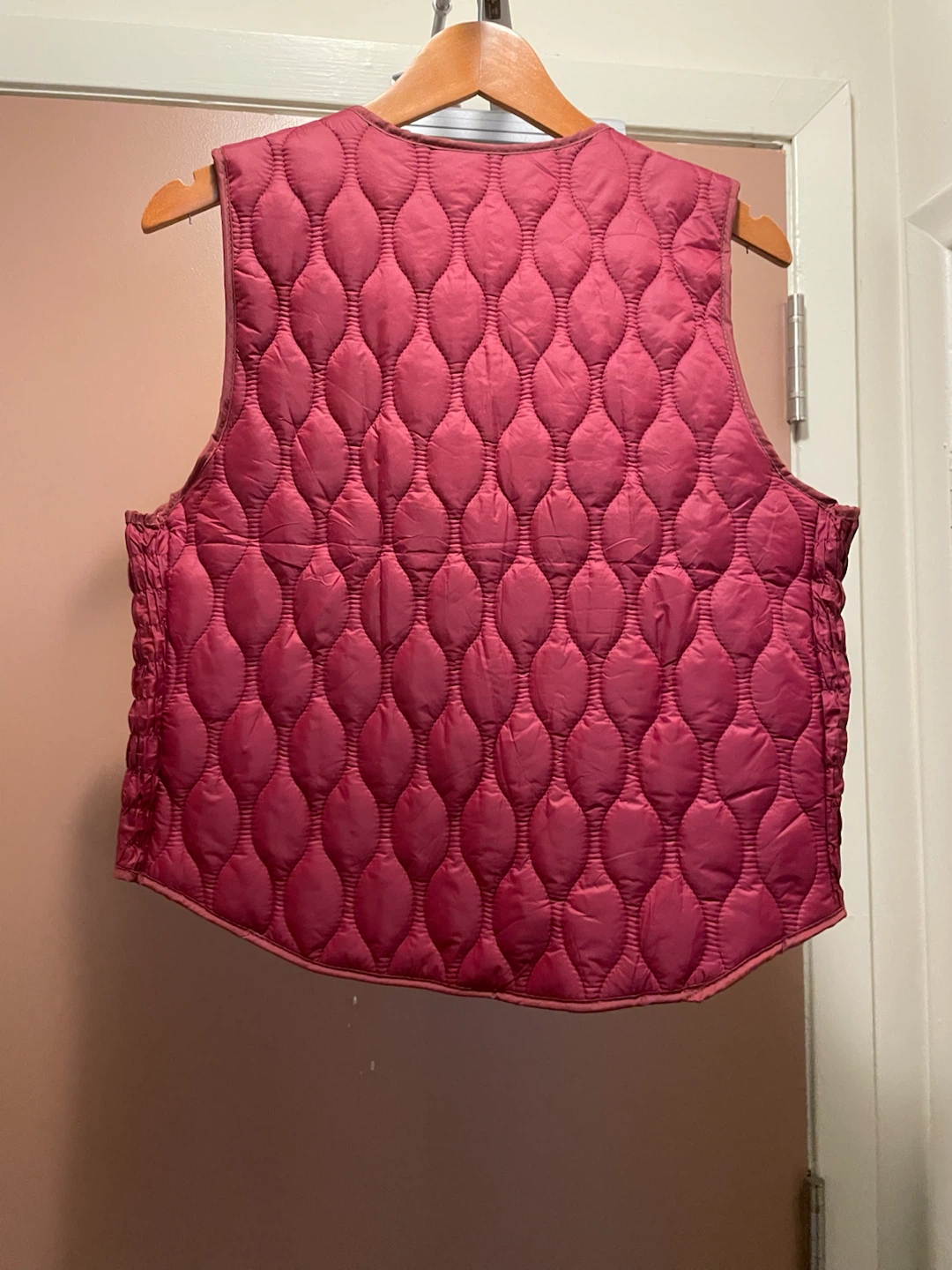 Quilted Burgundy Vest - photo 2