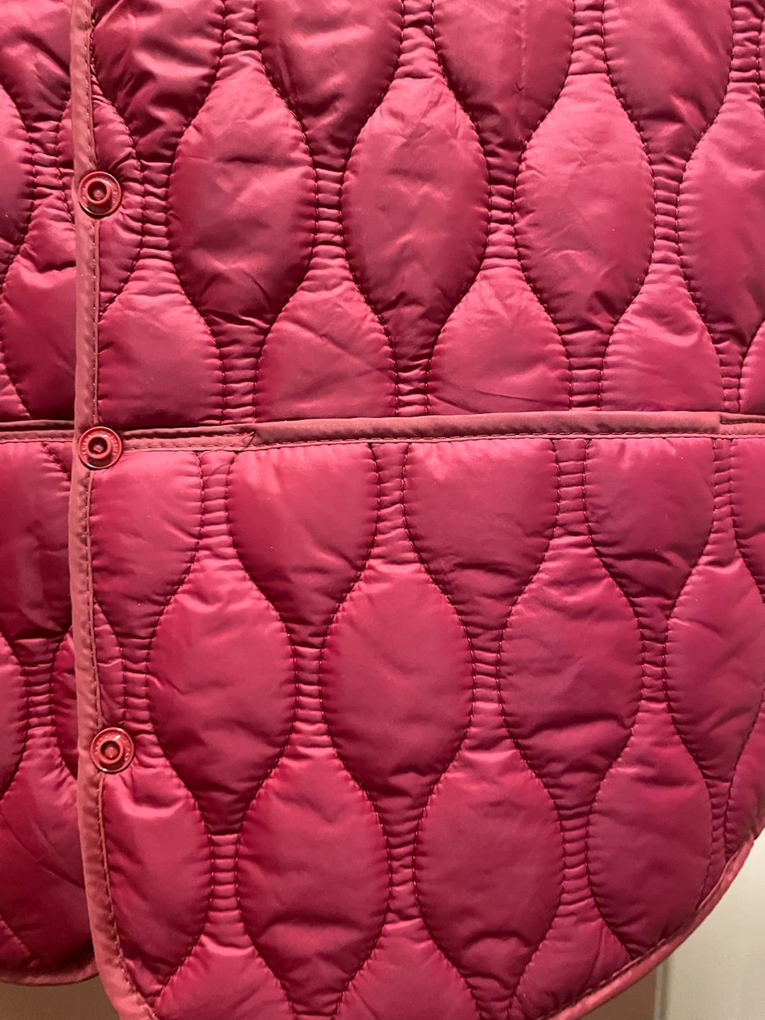 Quilted Burgundy Vest - photo 4