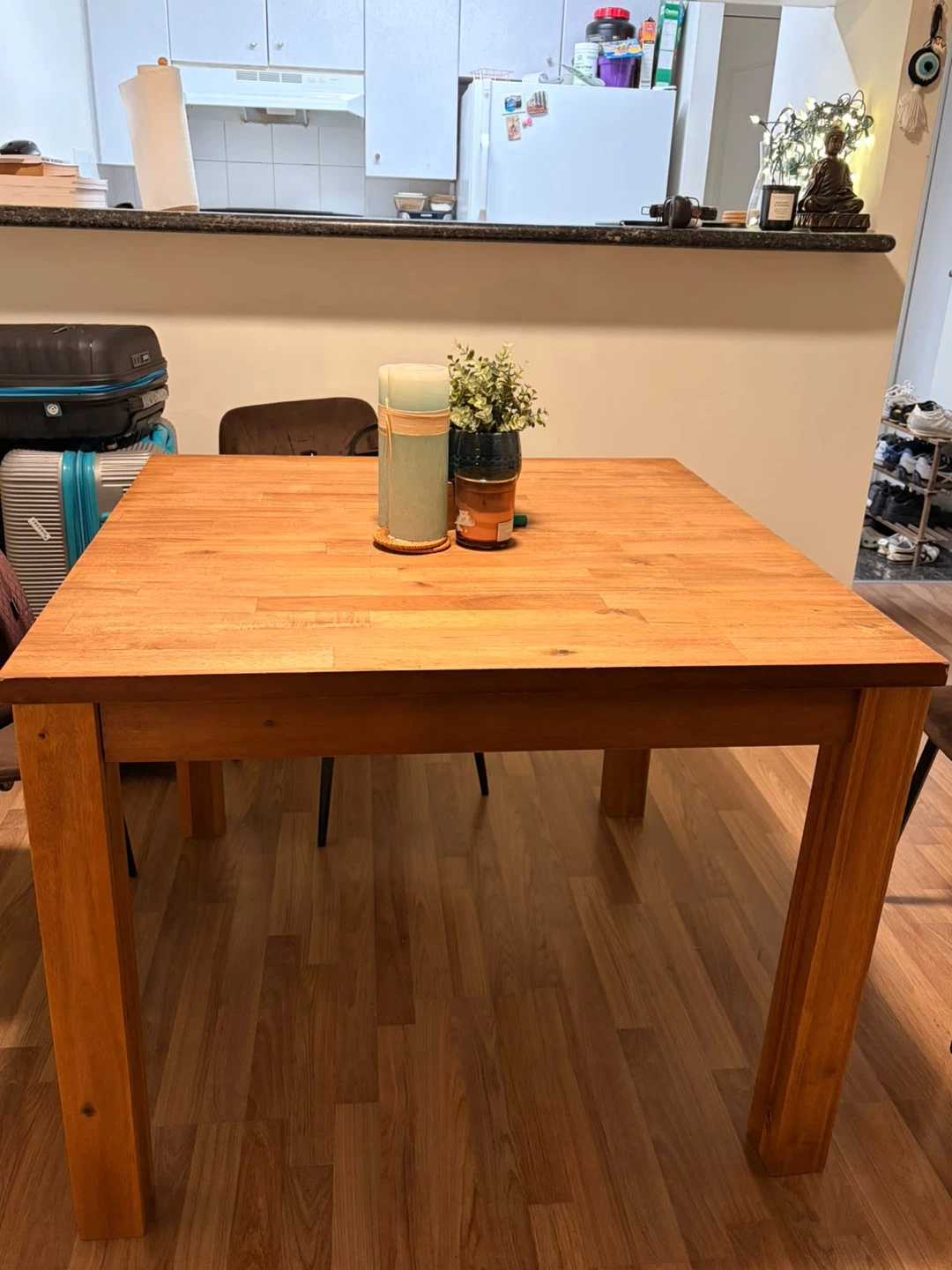 Solid Wood Square Dining Table