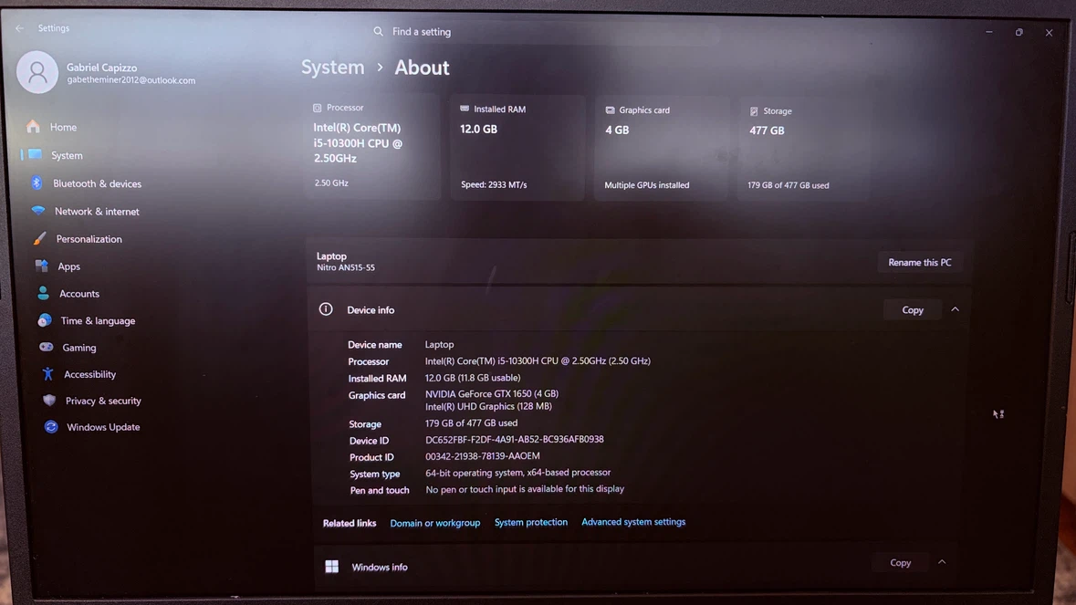 Acer Nitro 5 Gaming Laptop - photo 5