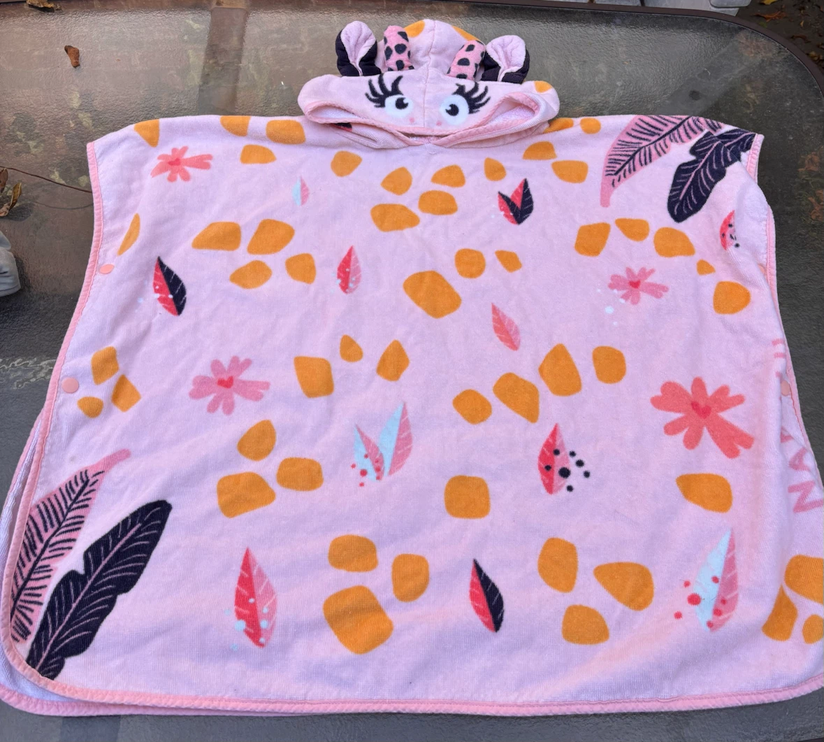 Kid's Bath Poncho Cotton - age 3-5 years