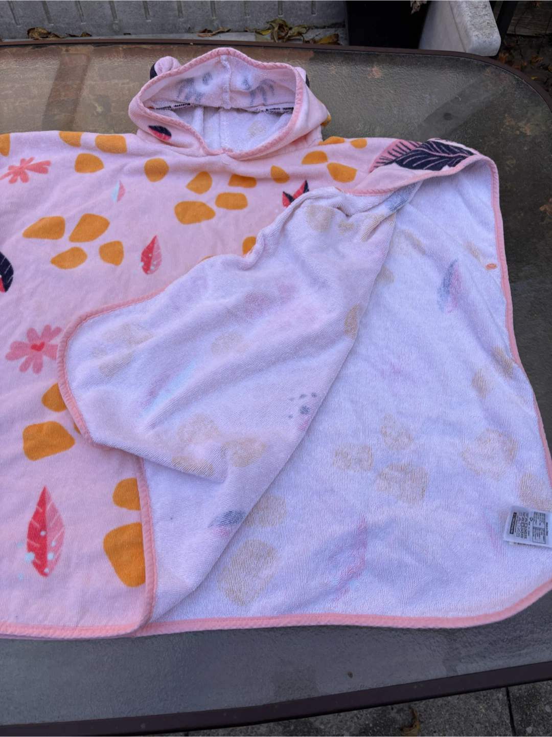 Kid's Bath Poncho Cotton - age 3-5 years - photo 3