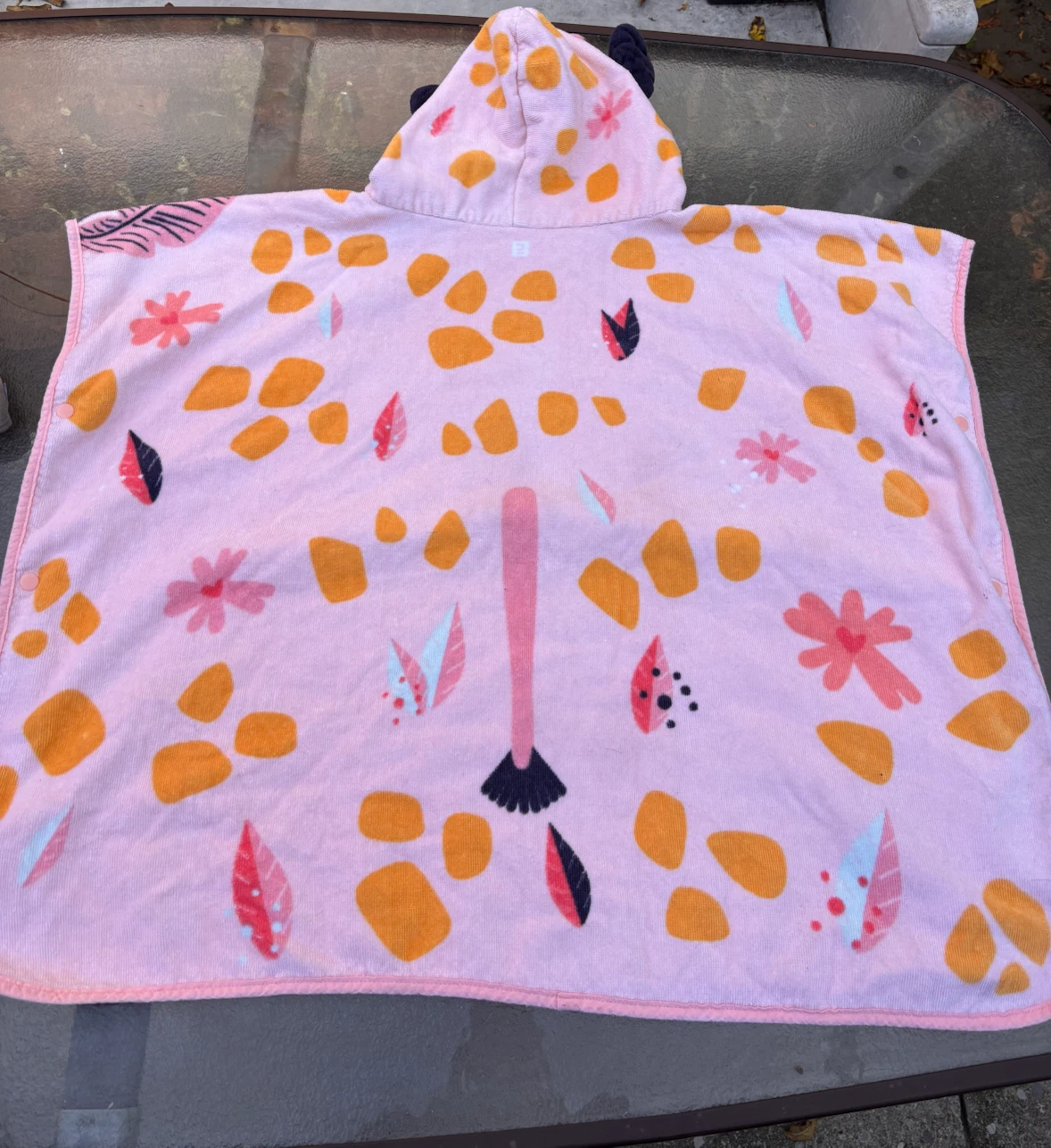 Kid's Bath Poncho Cotton - age 3-5 years - photo 5