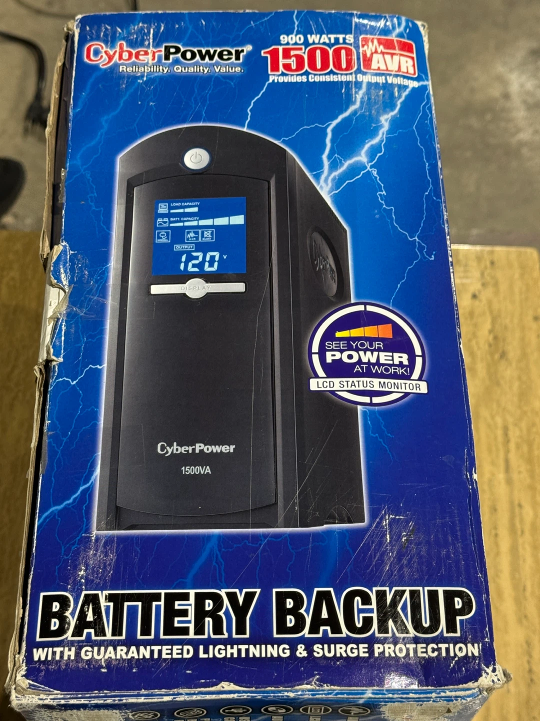 CyberPower CP1500AVRLCD 1500VA/900W UPS - New - photo 3