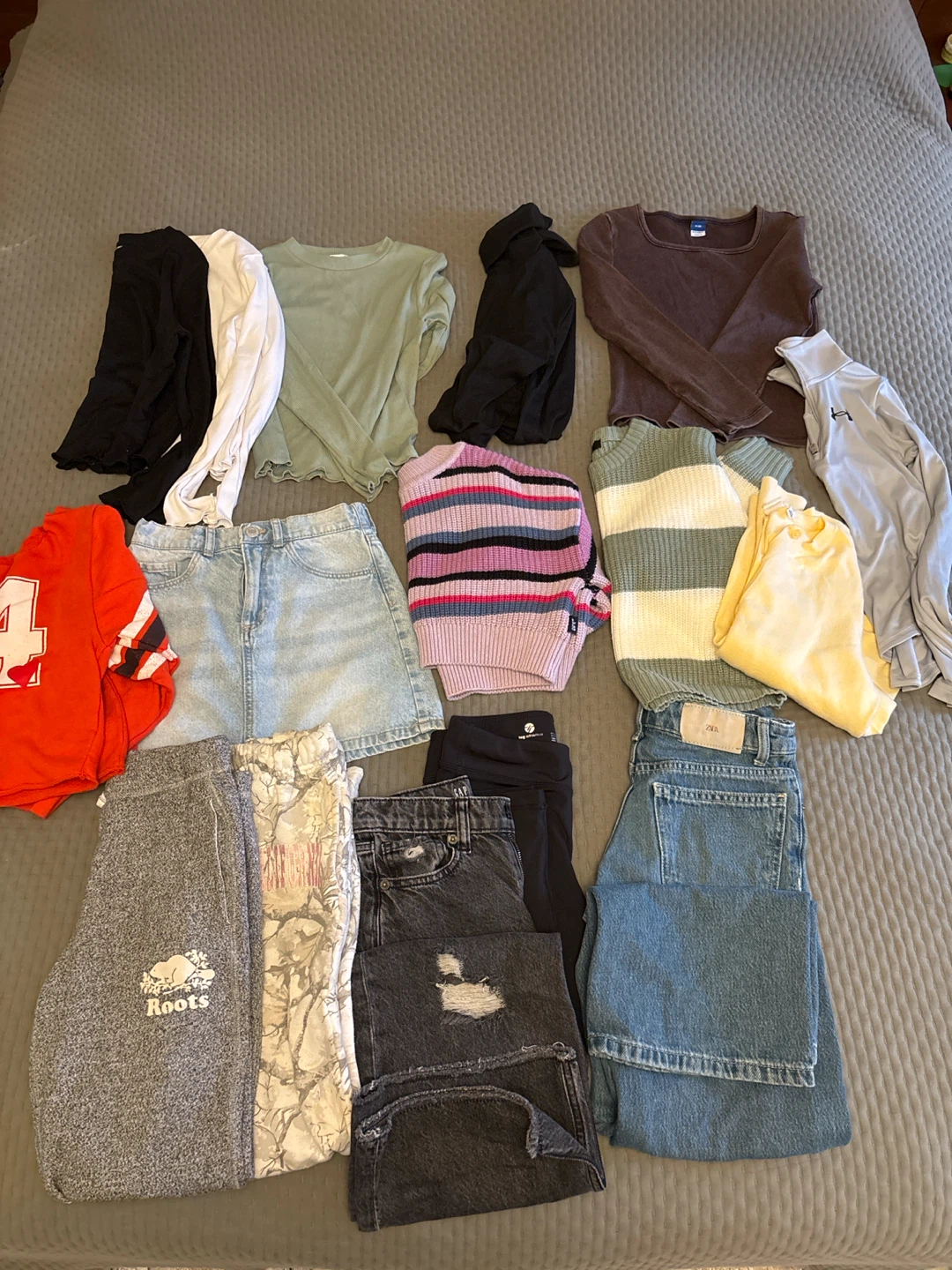 Girls assorted clothing bundle size 8 to 10