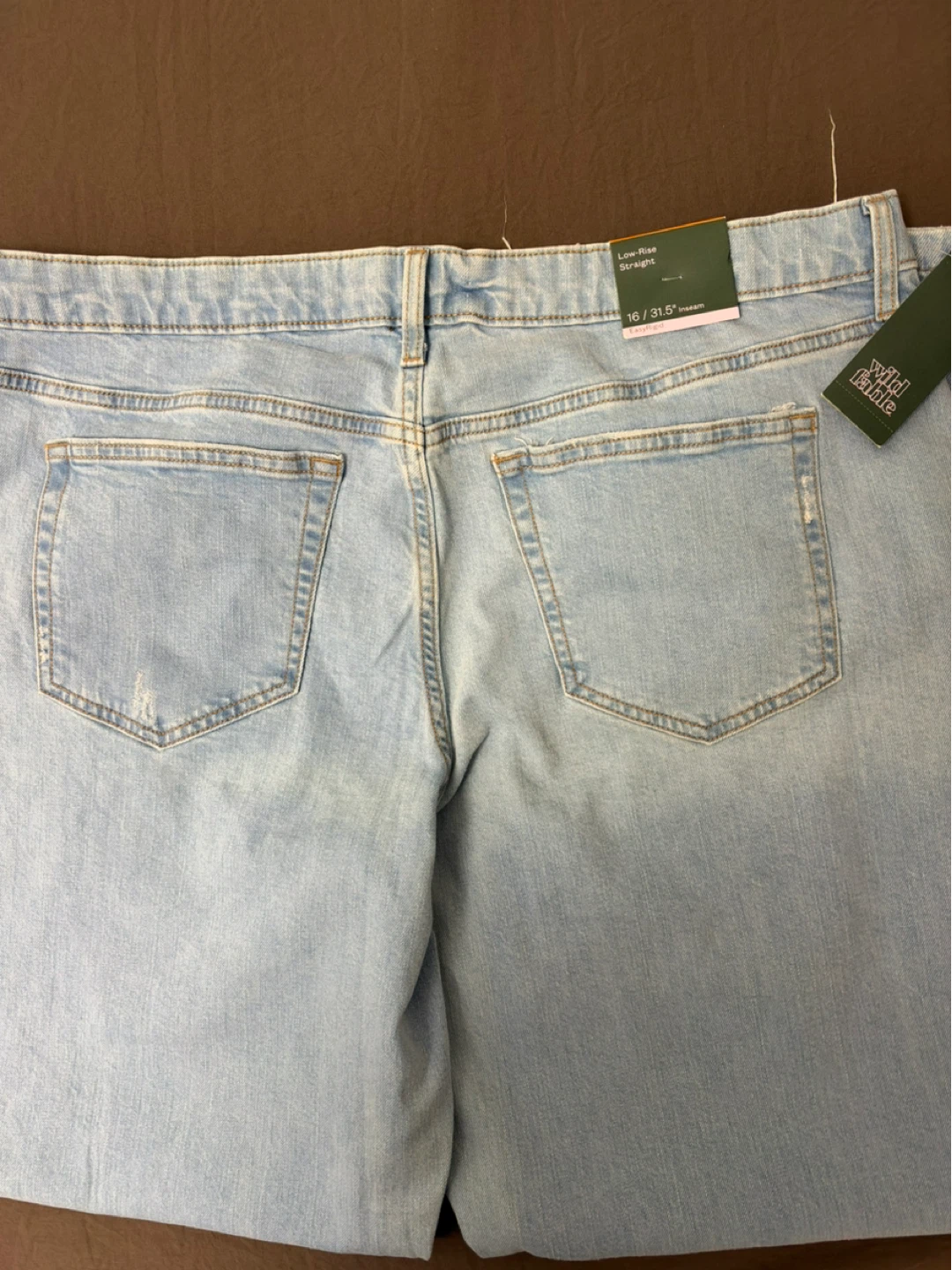 Wild Fable Low-Rise Straight Jeans Size 16 - photo 3