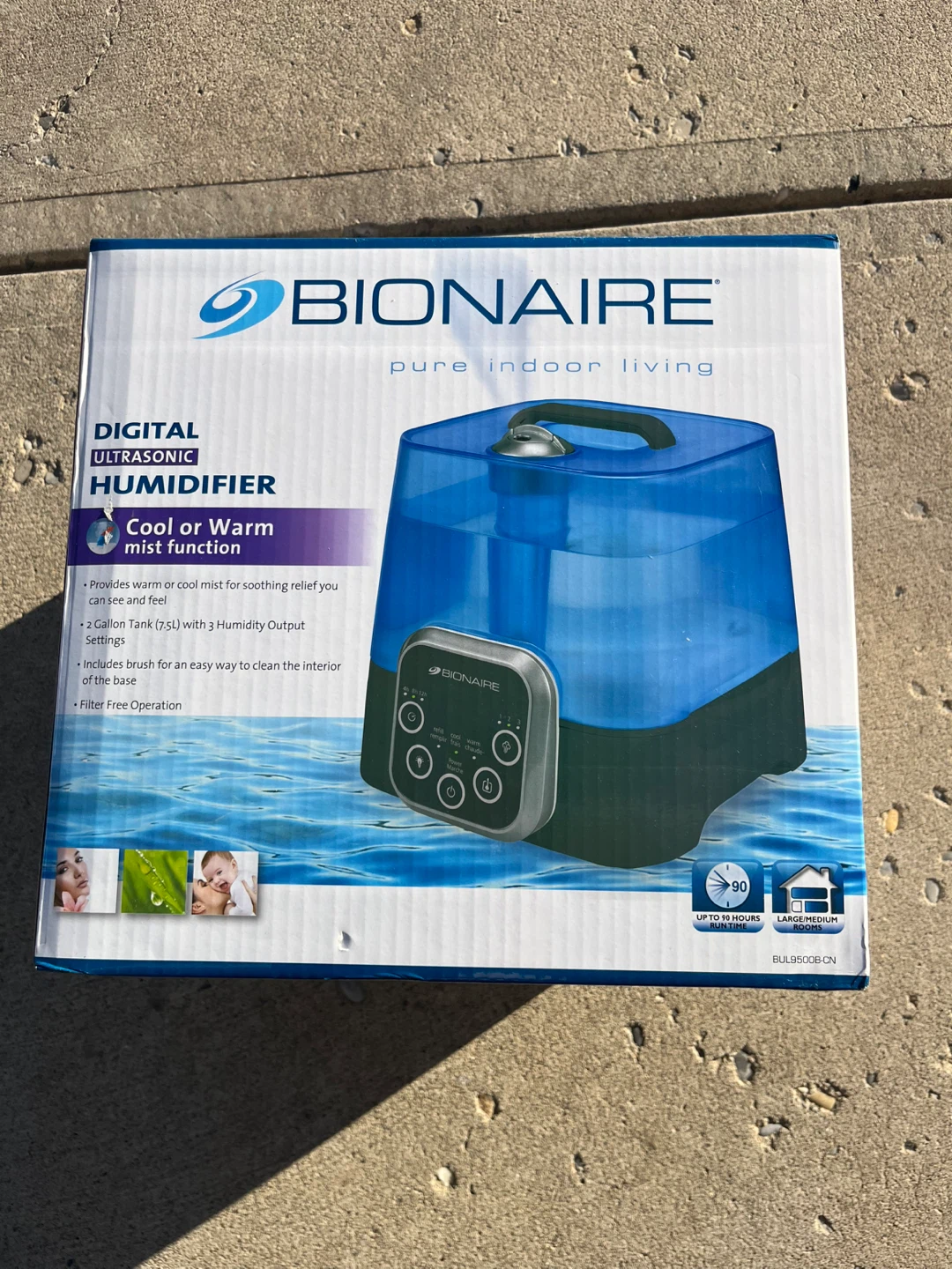 Bionaire Digital Ultrasonic Humidifier BUL9500B-CN