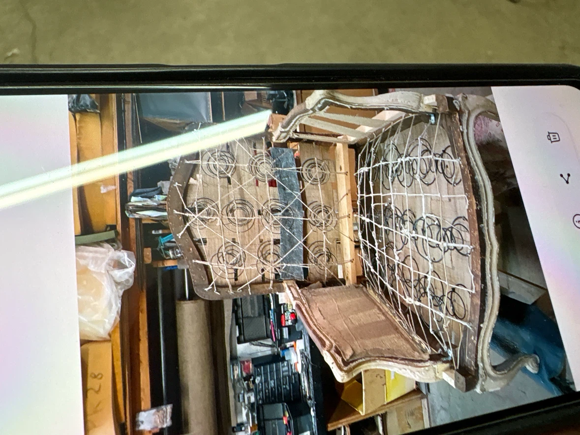 Antique fully restored chair - photo 5
