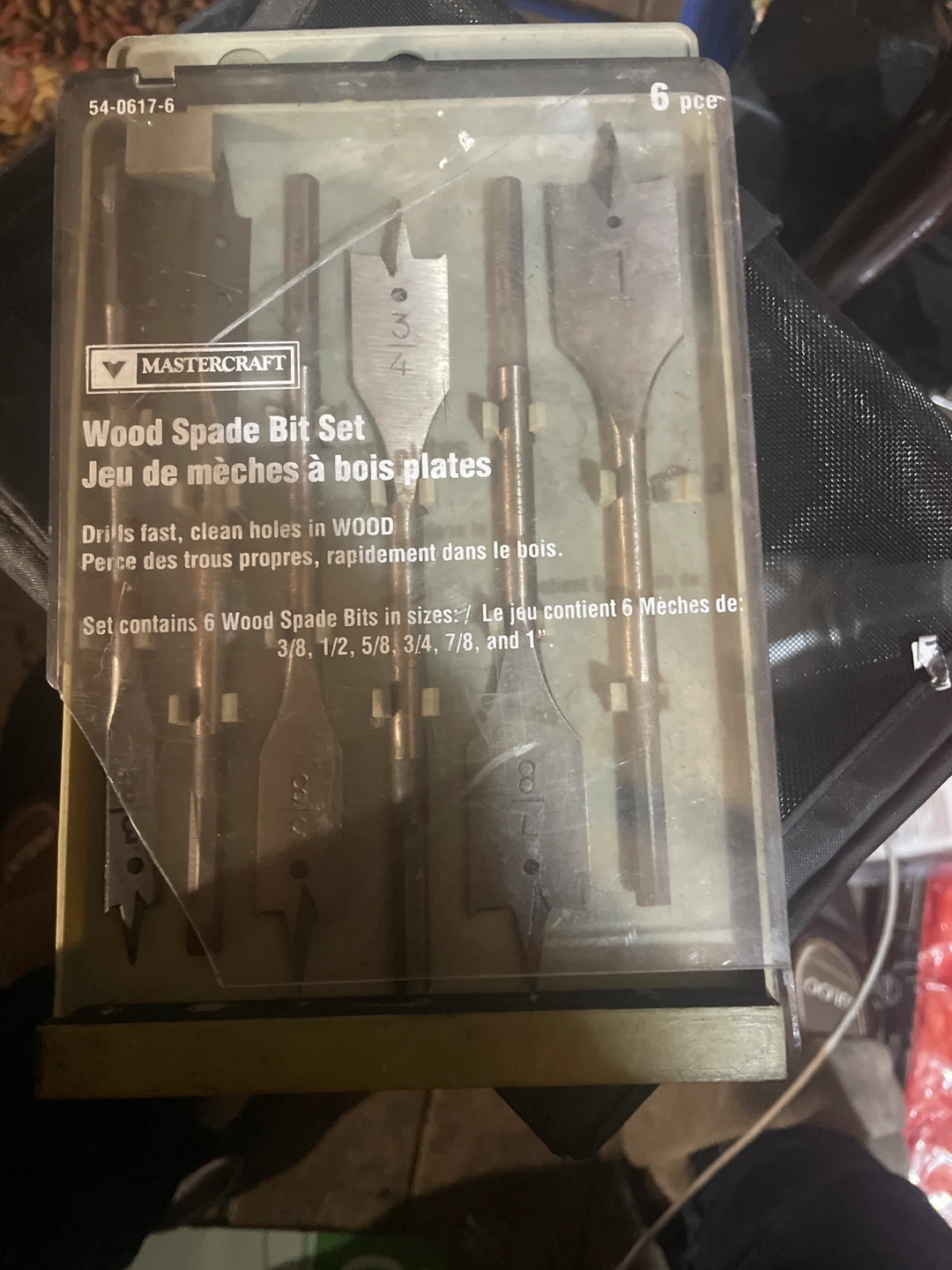 Mastercraft Wood Spade Bit Set