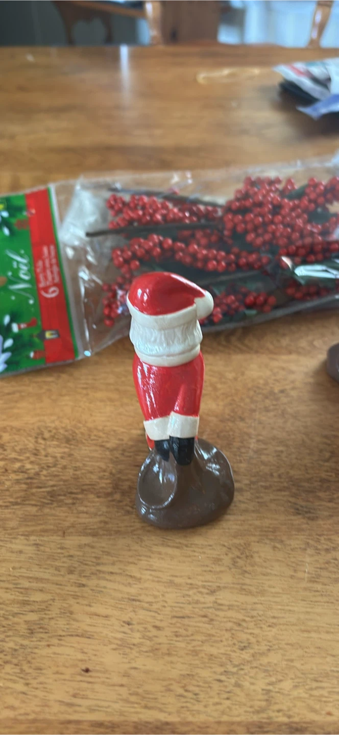 Set of 4 Santa Claus Napkin Rings - photo 3