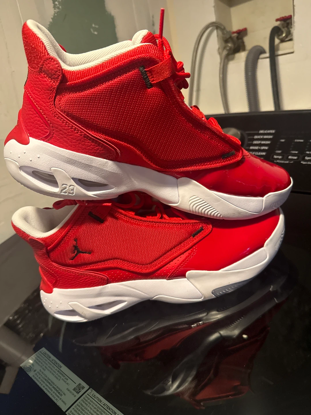 Jordan Men's Sneakers Red Size 11 - photo 3