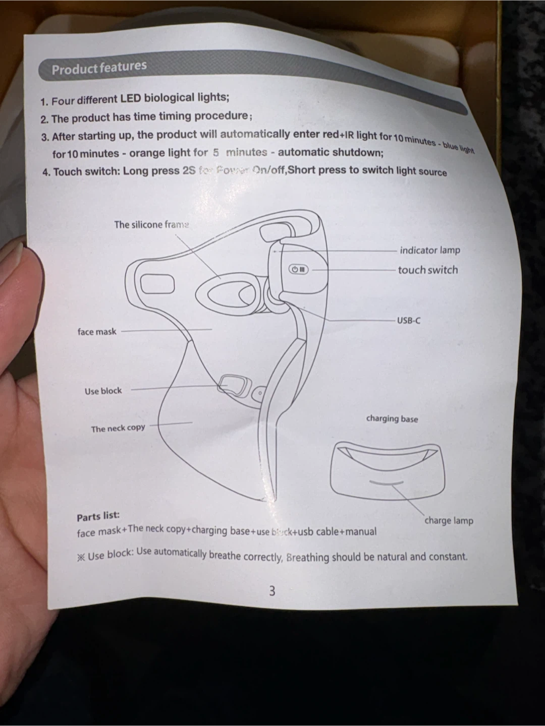 New LED Light Therapy Mask - photo 3