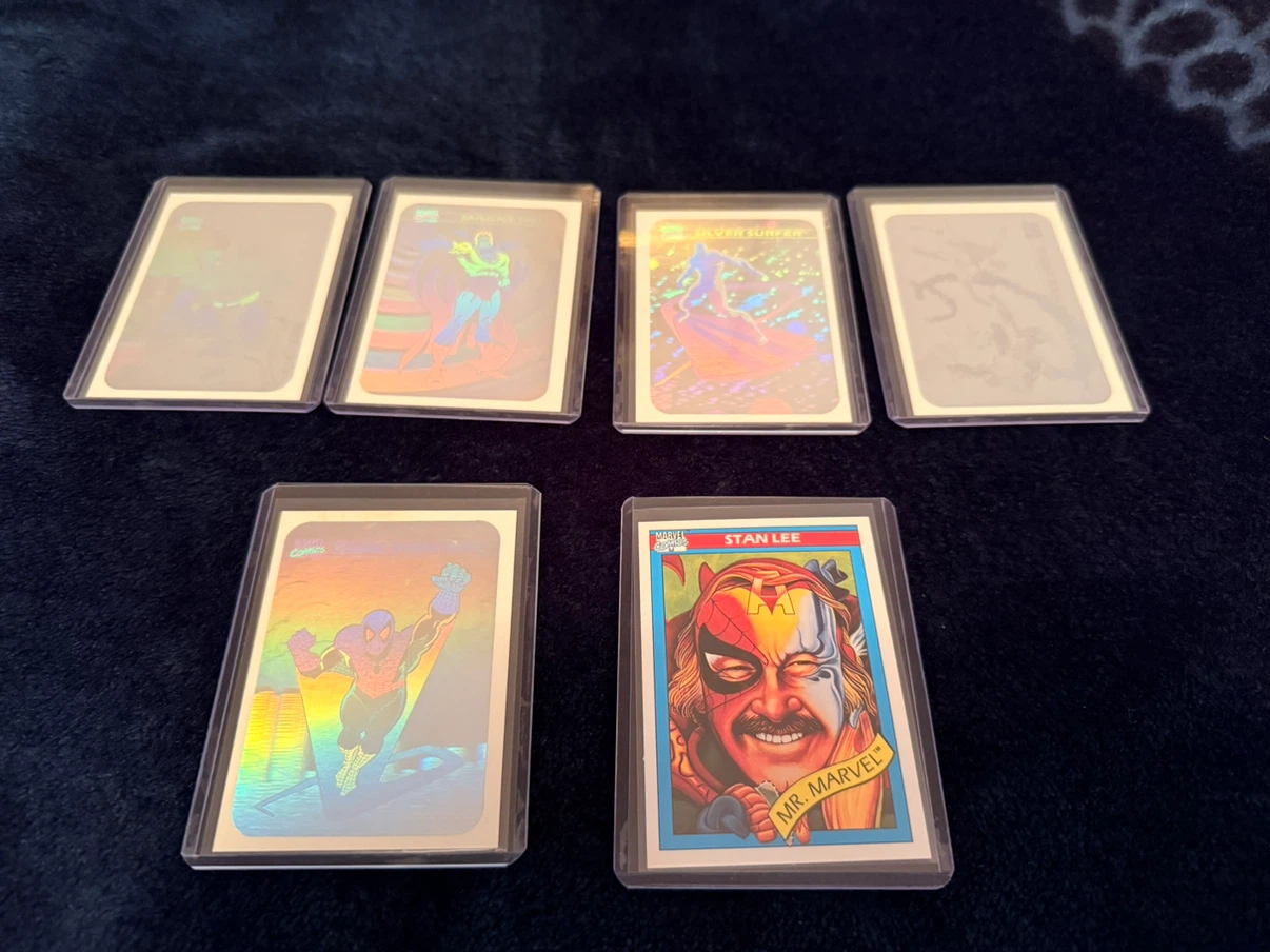 Marvel Super Heroes Trading Cards and Toploaders - photo 2