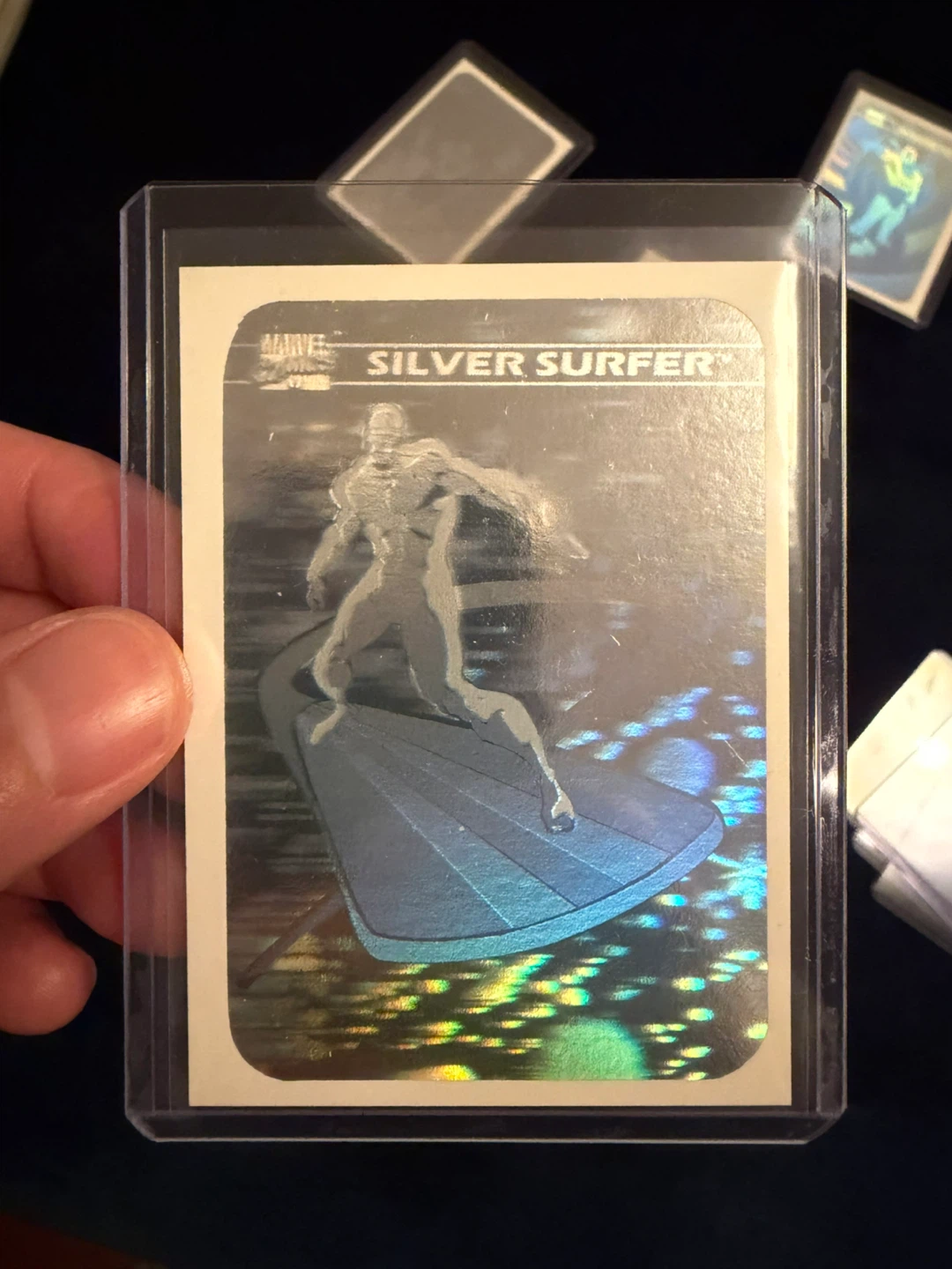 Marvel Super Heroes Trading Cards and Toploaders - photo 5
